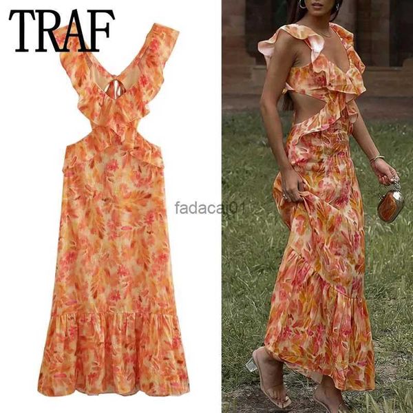 traf 2023 print ruffle dress woman ruched backless long dress women beach holiday summer dresses sleeveless party dresses l230621, Black;gray
traf 2023 print ruffle dress woman ruched backless long dress women beach holiday summer dresses sleeveless party dresses l230621, Black;gray