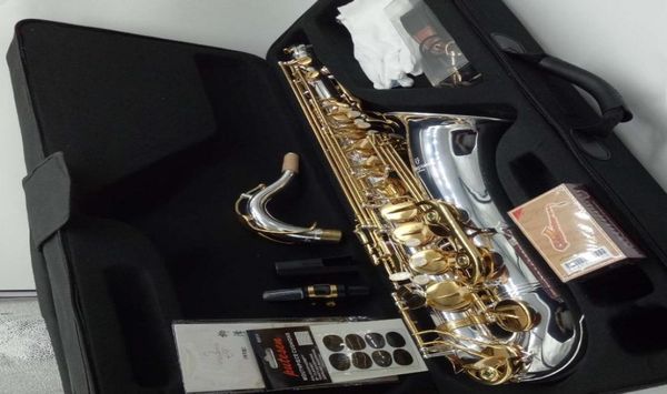 tenor saxophone new yanagisawa two37 nickel plated gold key sax professional mouthpiece patches pads reeds bend neck with case1586942
tenor saxophone new yanagisawa two37 nickel plated gold key sax professional mouthpiece patches pads reeds bend neck with case1586942