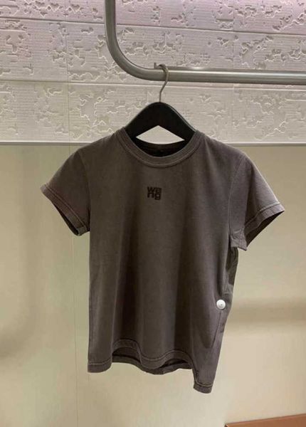 women's t shirts summer wang letter print cotton short sleeve slim t-shirts high tee all-match fashion brand, White
women's t shirts summer wang letter print cotton short sleeve slim t-shirts high tee all-match fashion brand, White