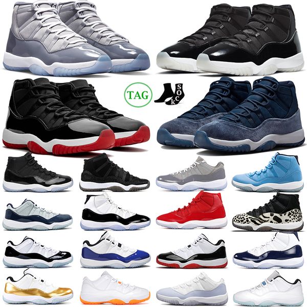 11s 11 basketball shoes for men women cool grey cherry gamma blue 25th anniversary cap and gown bred legend blue mens trainers outdoor sport
11s 11 basketball shoes for men women cool grey cherry gamma blue 25th anniversary cap and gown bred legend blue mens trainers outdoor sport