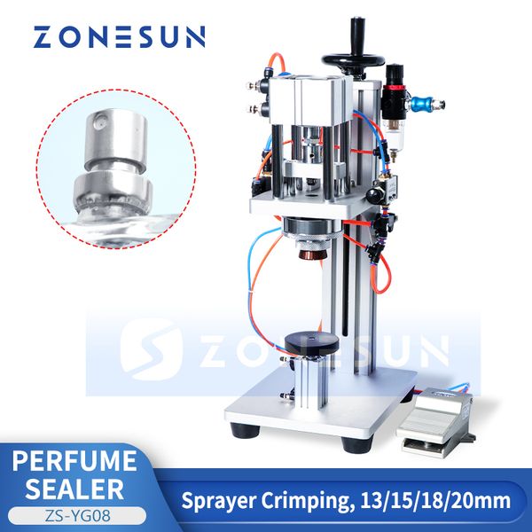 zonesun pneumatic perfume crimping capping machine capper metal cap press machine sealing machine perfume crimper sealer zs-yg08
zonesun pneumatic perfume crimping capping machine capper metal cap press machine sealing machine perfume crimper sealer zs-yg08