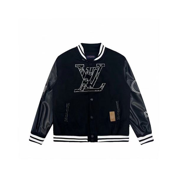 2023 designer jacket flocking leather sleeve baseball jacket uniform fashion jacket thermal clip couple college jacket men, Black;brown
2023 designer jacket flocking leather sleeve baseball jacket uniform fashion jacket thermal clip couple college jacket men, Black;brown
