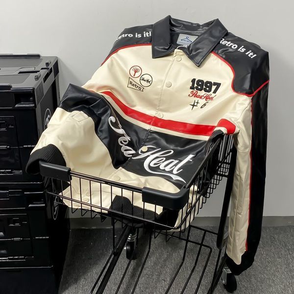 women s jacket jacket american loose pu leather motorcycle baseball uniform coat harajuku long sleeve female y2k clothes winter 230701, Black;brown
women s jacket jacket american loose pu leather motorcycle baseball uniform coat harajuku long sleeve female y2k clothes winter 230701, Black;brown