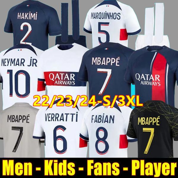 2023 2024 paris mbappe #7 soccer jerseys hakimi home away fans player 22 23 24 stadium psgs maillots de football shirt marquinhos verratti i, Black;yellow
2023 2024 paris mbappe #7 soccer jerseys hakimi home away fans player 22 23 24 stadium psgs maillots de football shirt marquinhos verratti i, Black;yellow