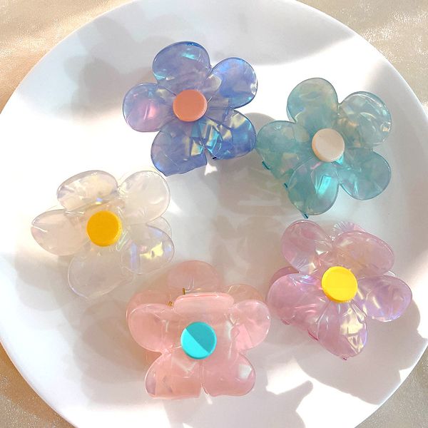 fashion women acetate hair claws crab clamps charm solid color flower shape lady hair clips headdress hair accessories, Golden;silver
fashion women acetate hair claws crab clamps charm solid color flower shape lady hair clips headdress hair accessories, Golden;silver
