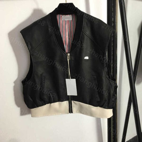 23ss womens designer clothing waistcoat casual waistcoats chest logo embroidery 100% imported sheepskin leather vest coat striped print lini, Black;white
23ss womens designer clothing waistcoat casual waistcoats chest logo embroidery 100% imported sheepskin leather vest coat striped print lini, Black;white