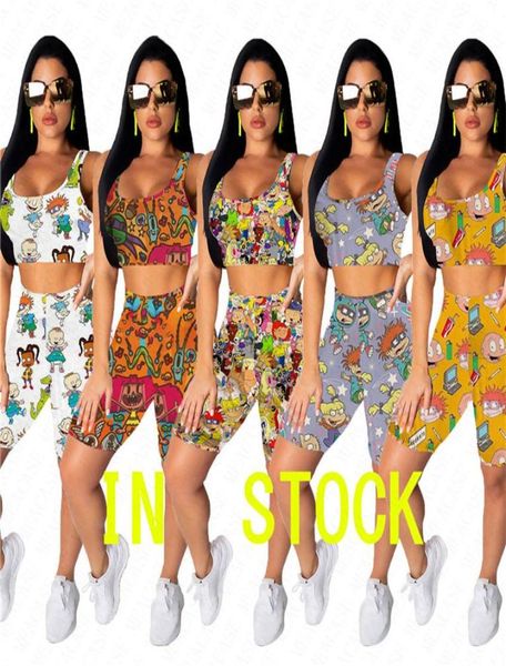 biker shorts set women cartoon printing two pieces tracksuit summer outfits oneck crop vest tshirt short pants sports s3383035, Blue
biker shorts set women cartoon printing two pieces tracksuit summer outfits oneck crop vest tshirt short pants sports s3383035, Blue
