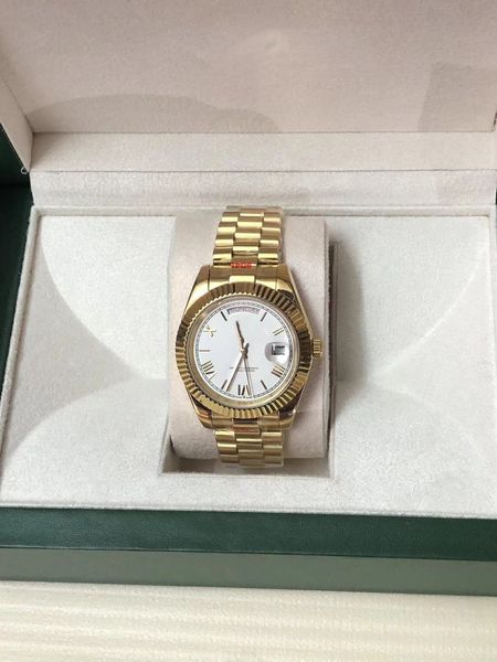 with original box mens watches 41mm roman automatic mechanical 2813 904l stainless steel men wristwatches waterproof black dail, Slivery;brown
with original box mens watches 41mm roman automatic mechanical 2813 904l stainless steel men wristwatches waterproof black dail, Slivery;brown