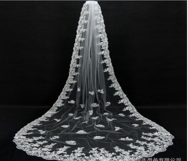 selling real image wedding veils three meters long veils lace applique crystals two layers cathedral length bridal veil2225608, Black
selling real image wedding veils three meters long veils lace applique crystals two layers cathedral length bridal veil2225608, Black