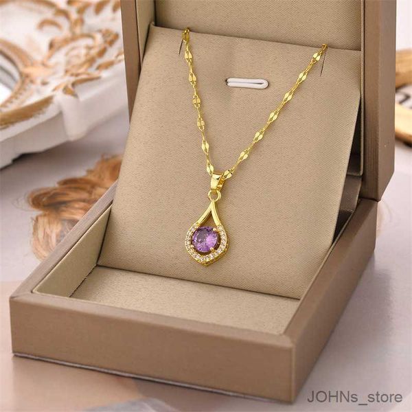 pendant new stainless steel neck chain necklace women's water drop pendant aesthetic style high fashion jewelry r230703, Silver
pendant new stainless steel neck chain necklace women's water drop pendant aesthetic style high fashion jewelry r230703, Silver