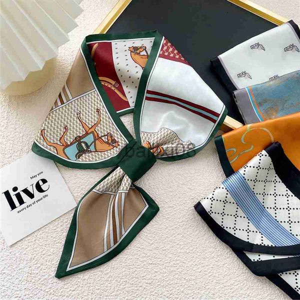 scarves fashion small silk scarf women spring and autumn summer small ear scarf korean style tie bag headband decoration neck scarf j230703, Blue;gray
scarves fashion small silk scarf women spring and autumn summer small ear scarf korean style tie bag headband decoration neck scarf j230703, Blue;gray