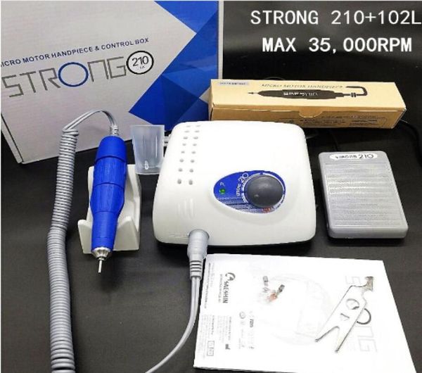 blue handle 65w 35000rpm strong 210 102l235 electric nail drills machine file bits nails sculpture polish art equipment6422100
blue handle 65w 35000rpm strong 210 102l235 electric nail drills machine file bits nails sculpture polish art equipment6422100