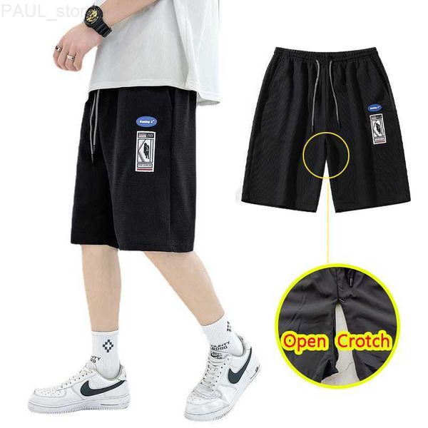 men's man open crotch pants hidden zippers casual cropped shorts korean thin crotchless sweatpants fashion erotic beach clubwear l23070, White;black
men's man open crotch pants hidden zippers casual cropped shorts korean thin crotchless sweatpants fashion erotic beach clubwear l23070, White;black