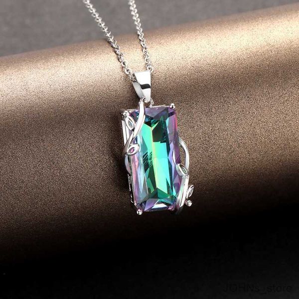 pendant personality lady fashion colorful pendant necklace exquisite popular girls jewelry birthday gift r230829, Silver
pendant personality lady fashion colorful pendant necklace exquisite popular girls jewelry birthday gift r230829, Silver