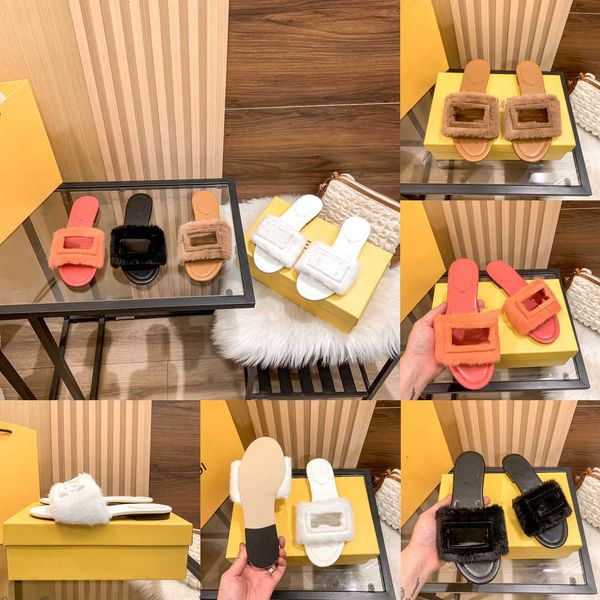 2023 italy flats designer shoes winter warm indoor fur slippers house letter f-baguette full furry soft fluffy plush fuzzy wool low heel non, Black
2023 italy flats designer shoes winter warm indoor fur slippers house letter f-baguette full furry soft fluffy plush fuzzy wool low heel non, Black
