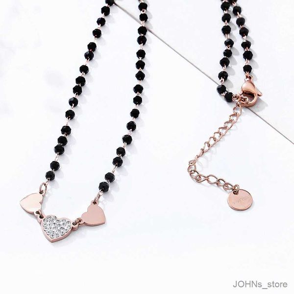 pendant crystal heart beads chain love hearts pendant necklace for women stainless steel jewelry accessories new r230703, Silver
pendant crystal heart beads chain love hearts pendant necklace for women stainless steel jewelry accessories new r230703, Silver