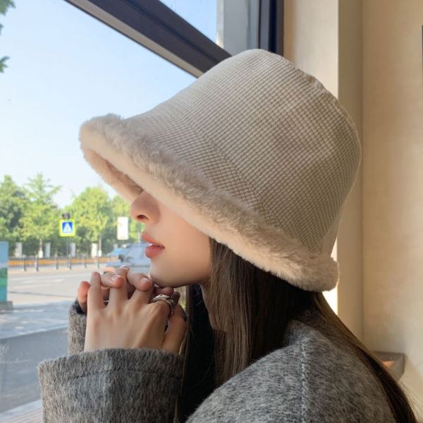 winter new hat plush bucket warm hats for women 2022 thicked solid color panama outdoor fisherman hat ins trend earflap warm cap, Blue;gray
winter new hat plush bucket warm hats for women 2022 thicked solid color panama outdoor fisherman hat ins trend earflap warm cap, Blue;gray