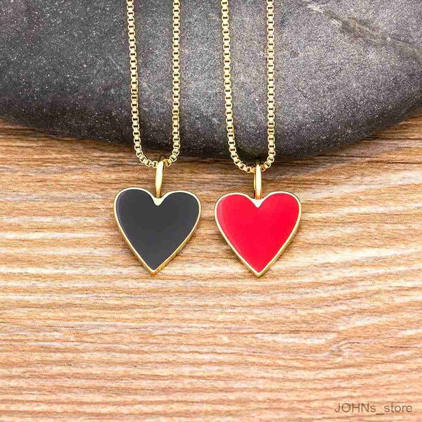 pendant romantic heart couple necklace 5 colors simple valentine's day sweater chain friend lovers wedding gift jewelry r230703, Silver
pendant romantic heart couple necklace 5 colors simple valentine's day sweater chain friend lovers wedding gift jewelry r230703, Silver