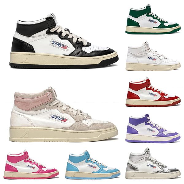 high autry medalist leather athletic shoes designer action upper two-tone sneakers autries usa suede white black pandas pink women sports tr, White;red
high autry medalist leather athletic shoes designer action upper two-tone sneakers autries usa suede white black pandas pink women sports tr, White;red