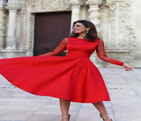 red satintea length cocktail dress elegant sheer long sleeves backless women formal party gowns short a line evening dresse3510560, Black;red
red satintea length cocktail dress elegant sheer long sleeves backless women formal party gowns short a line evening dresse3510560, Black;red