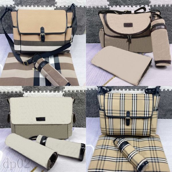 mom baby designer diaper bag tote nappy stackers zipper brown plaid print luxury letter triangle shoulder changing bag three piece waterproo
mom baby designer diaper bag tote nappy stackers zipper brown plaid print luxury letter triangle shoulder changing bag three piece waterproo