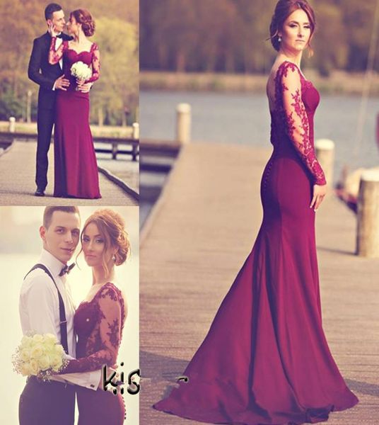 eyecatching burgundy lace mermaid evening dresses sweetheart sheer long sleeves court train prom gowns engagement dresses5093971, Black;red
eyecatching burgundy lace mermaid evening dresses sweetheart sheer long sleeves court train prom gowns engagement dresses5093971, Black;red
