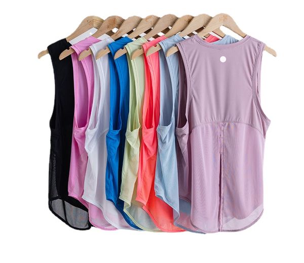 lu08 running yoga tank vest t-shirt gym clothes women fitness mesh black quick-drying breathable loose sleeveless tie up blouse tee shirt
lu08 running yoga tank vest t-shirt gym clothes women fitness mesh black quick-drying breathable loose sleeveless tie up blouse tee shirt