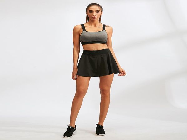 legging style womens sports quick-drying culottes tennis dance yoga training wear anti-exposure fitness lining short pantskirt 2074yoga40316, White;red
legging style womens sports quick-drying culottes tennis dance yoga training wear anti-exposure fitness lining short pantskirt 2074yoga40316, White;red
