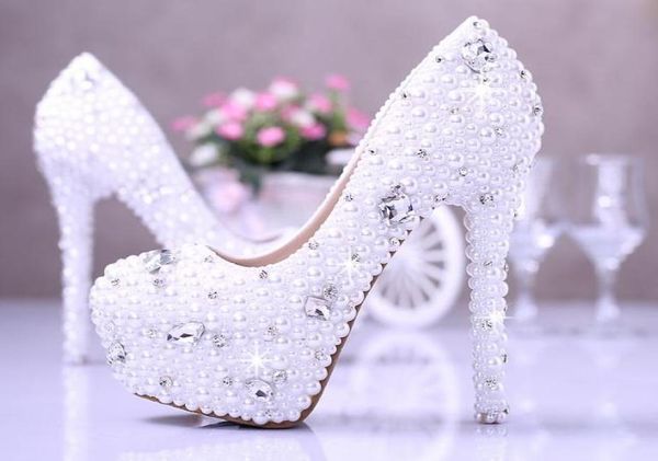white elegant honeymoon imitation pearl wedding dress shoes gorgeous bridal shoes 14cm super high heel dress shoes 4857420, Black
white elegant honeymoon imitation pearl wedding dress shoes gorgeous bridal shoes 14cm super high heel dress shoes 4857420, Black