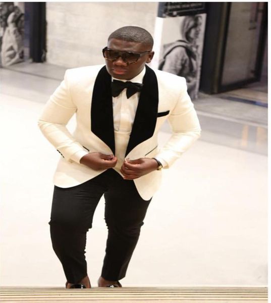 custom made groom tuxedo suit 2017 smoking masculino ivory men suits terno slim fit shawl lapel groomsmen men wedding party suits3380457, Black;gray
custom made groom tuxedo suit 2017 smoking masculino ivory men suits terno slim fit shawl lapel groomsmen men wedding party suits3380457, Black;gray