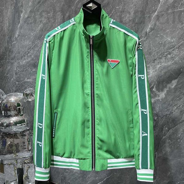 men's jackets designer mens p letter jackets triangle badge baseball collar jacket coat casual everything goes with it colour green u1c, Black;brown
men's jackets designer mens p letter jackets triangle badge baseball collar jacket coat casual everything goes with it colour green u1c, Black;brown