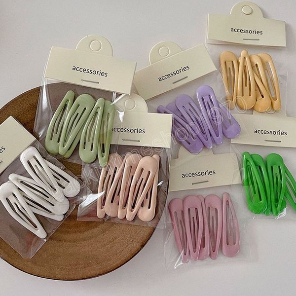 5pcs/set cute candy color waterdrop shape hairpins for girls hair clips bb hairpin barrettes headwear kids hair accessories gift, Slivery;white
5pcs/set cute candy color waterdrop shape hairpins for girls hair clips bb hairpin barrettes headwear kids hair accessories gift, Slivery;white