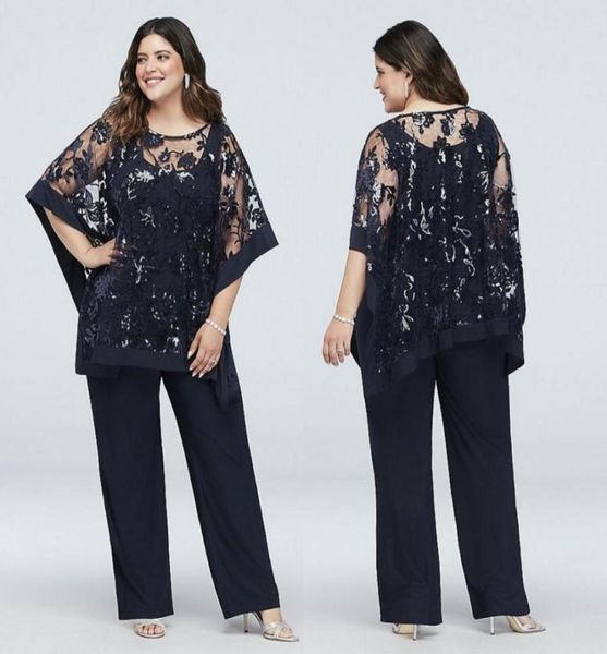 navy blue plus size mother of the bride pant suits with wrap sequined wedding guest dress three pieces chiffon mothers groom dress4261126, Black;red
navy blue plus size mother of the bride pant suits with wrap sequined wedding guest dress three pieces chiffon mothers groom dress4261126, Black;red