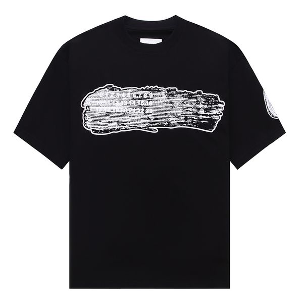 23ss new woman men's t-shirts high end classic smear number letter printing tee limited summer beach breathable fashion casual simple s, White;black
23ss new woman men's t-shirts high end classic smear number letter printing tee limited summer beach breathable fashion casual simple s, White;black