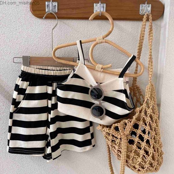 clothing sets clothing sets summer clothes for girls striped suspenders vest tees and shorts two piece set korean style casual sports suit 2, White
clothing sets clothing sets summer clothes for girls striped suspenders vest tees and shorts two piece set korean style casual sports suit 2, White