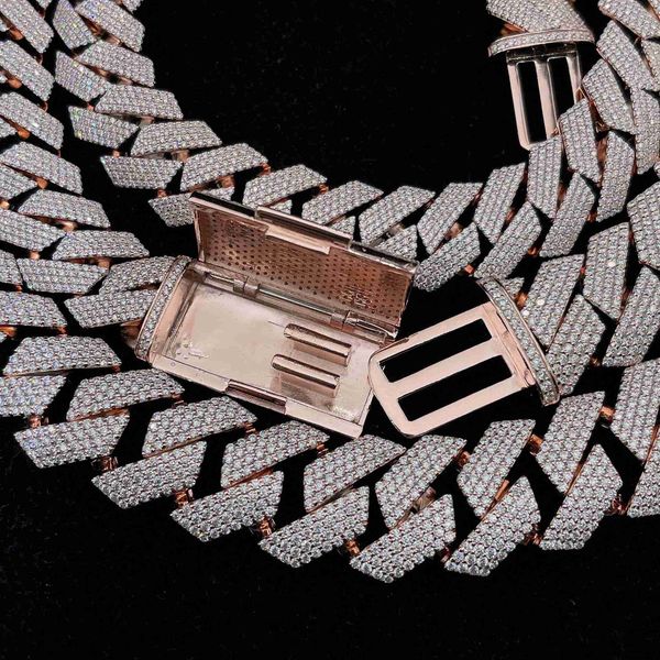 wholesale round cut hip hop trendy necklace cuban moissanite men's necklace, Silver
wholesale round cut hip hop trendy necklace cuban moissanite men's necklace, Silver