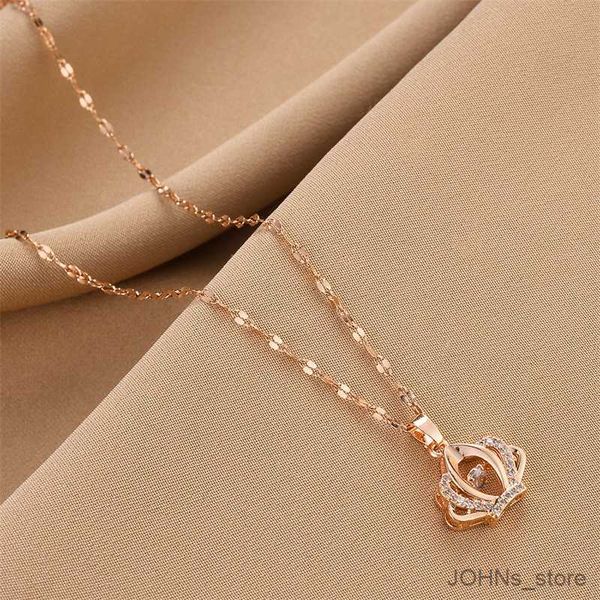 pendant rose gold turn cubic crown pendant for women luxury stainless steel necklace female neck jewelry r230829, Silver
pendant rose gold turn cubic crown pendant for women luxury stainless steel necklace female neck jewelry r230829, Silver