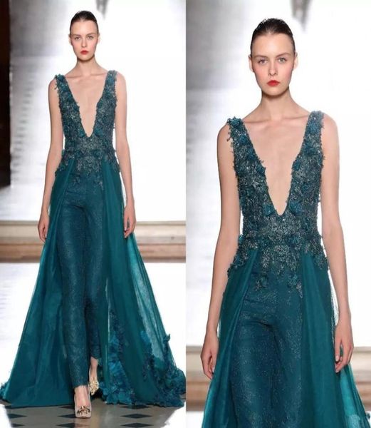 2019 fashion lace jumpsuit evening dresses with overskirt beaded prom gowns vestidos festa tulle deep v neck sequined formal party8323294, Black;red
2019 fashion lace jumpsuit evening dresses with overskirt beaded prom gowns vestidos festa tulle deep v neck sequined formal party8323294, Black;red