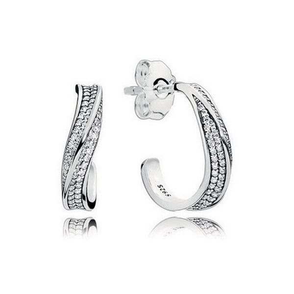 pave wave hoop earrings for pandora real 925 sterling silver party earring designer jewelry for women girls full crystal diamond luxury earr, Golden;silver
pave wave hoop earrings for pandora real 925 sterling silver party earring designer jewelry for women girls full crystal diamond luxury earr, Golden;silver