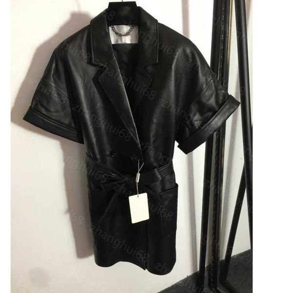 23ss women leather jacket womens designer clothing lace-up suit short-sleeved dress 100% imported sheepskin leather jacket women clothes a1, Black
23ss women leather jacket womens designer clothing lace-up suit short-sleeved dress 100% imported sheepskin leather jacket women clothes a1, Black