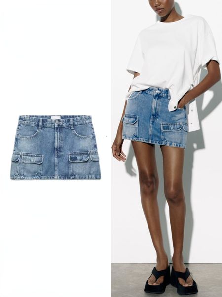 two piece dress zbza women s summer high waist washing effect shows thin package hip mini skirt button pocket decoration tooling denim 23070, White
two piece dress zbza women s summer high waist washing effect shows thin package hip mini skirt button pocket decoration tooling denim 23070, White