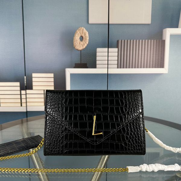 designer bag luxury crossbody crocodile fashion shoulder bag 5a classic iconic metal envelope bag leather gold chain bag
designer bag luxury crossbody crocodile fashion shoulder bag 5a classic iconic metal envelope bag leather gold chain bag