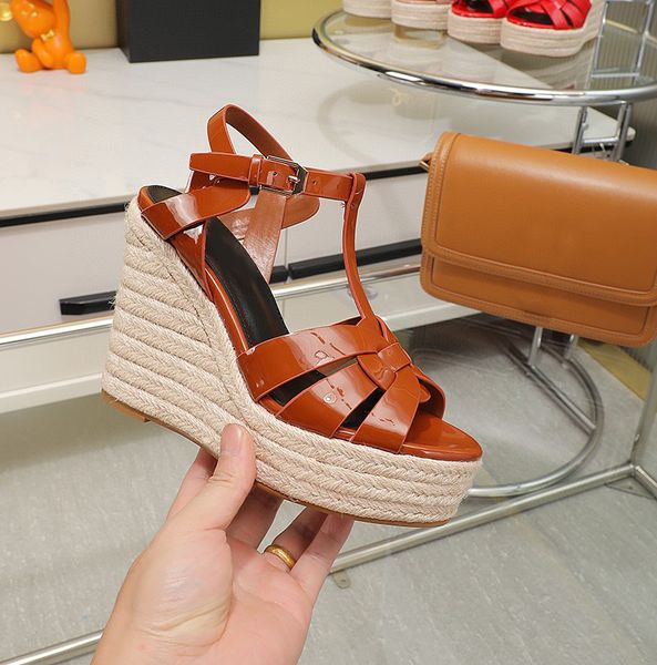 summer designer brand sandal high heel shoes women wedge sandals madmonica espadrille wedges ladies high heels ankle strap studs sandals wit, Black
summer designer brand sandal high heel shoes women wedge sandals madmonica espadrille wedges ladies high heels ankle strap studs sandals wit, Black