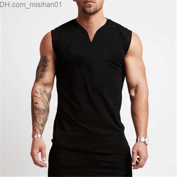 men' tank gym clothing v neck cotton bodybuilding tank mens workout sleeveless shirt fitness sportswear running vests muscle singlets, White;black
men' tank gym clothing v neck cotton bodybuilding tank mens workout sleeveless shirt fitness sportswear running vests muscle singlets, White;black