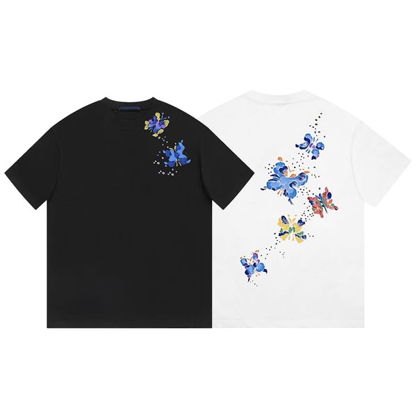 23ss new woman men's t-shirts high end limited classic colorful butterfly printing tee summer beach breathable fashion casual simple st, White;black
23ss new woman men's t-shirts high end limited classic colorful butterfly printing tee summer beach breathable fashion casual simple st, White;black