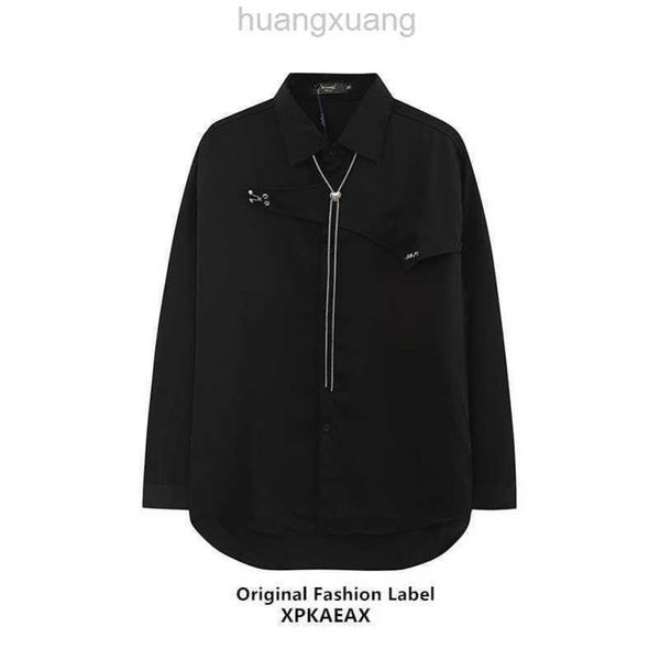 men polo original trendy vintage high street hip hop crowd shirts american retro men's and women's loose shirts autumn, White;black
men polo original trendy vintage high street hip hop crowd shirts american retro men's and women's loose shirts autumn, White;black