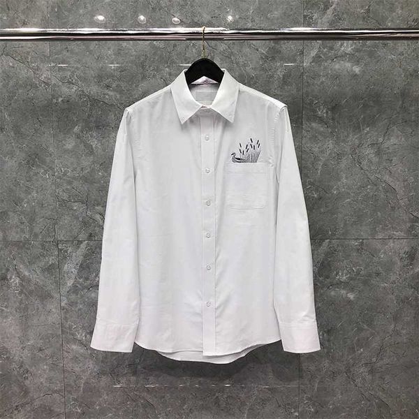 tb thom man shirt new pocket design fashion shirts men long sleeve casual shirt turn down collar oxford white men's clothing, White;black
tb thom man shirt new pocket design fashion shirts men long sleeve casual shirt turn down collar oxford white men's clothing, White;black