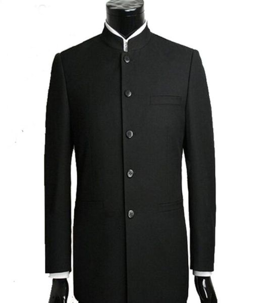 black chinese style wedding tuxedos for groom wear two piece custom made mens suits new jacket pants7995394, Black;gray
black chinese style wedding tuxedos for groom wear two piece custom made mens suits new jacket pants7995394, Black;gray