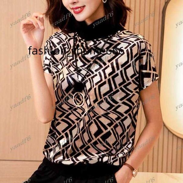 2023 spring designer womens t-shirt women's t-shirt high-end high neck f letter print classic brown luxury short sleeve harajuku street, White
2023 spring designer womens t-shirt women's t-shirt high-end high neck f letter print classic brown luxury short sleeve harajuku street, White