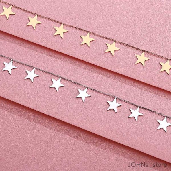 pendant women's choker necklace rose gold color stainless steel stars pendant necklace fashion jewelry accessories r230703, Silver
pendant women's choker necklace rose gold color stainless steel stars pendant necklace fashion jewelry accessories r230703, Silver